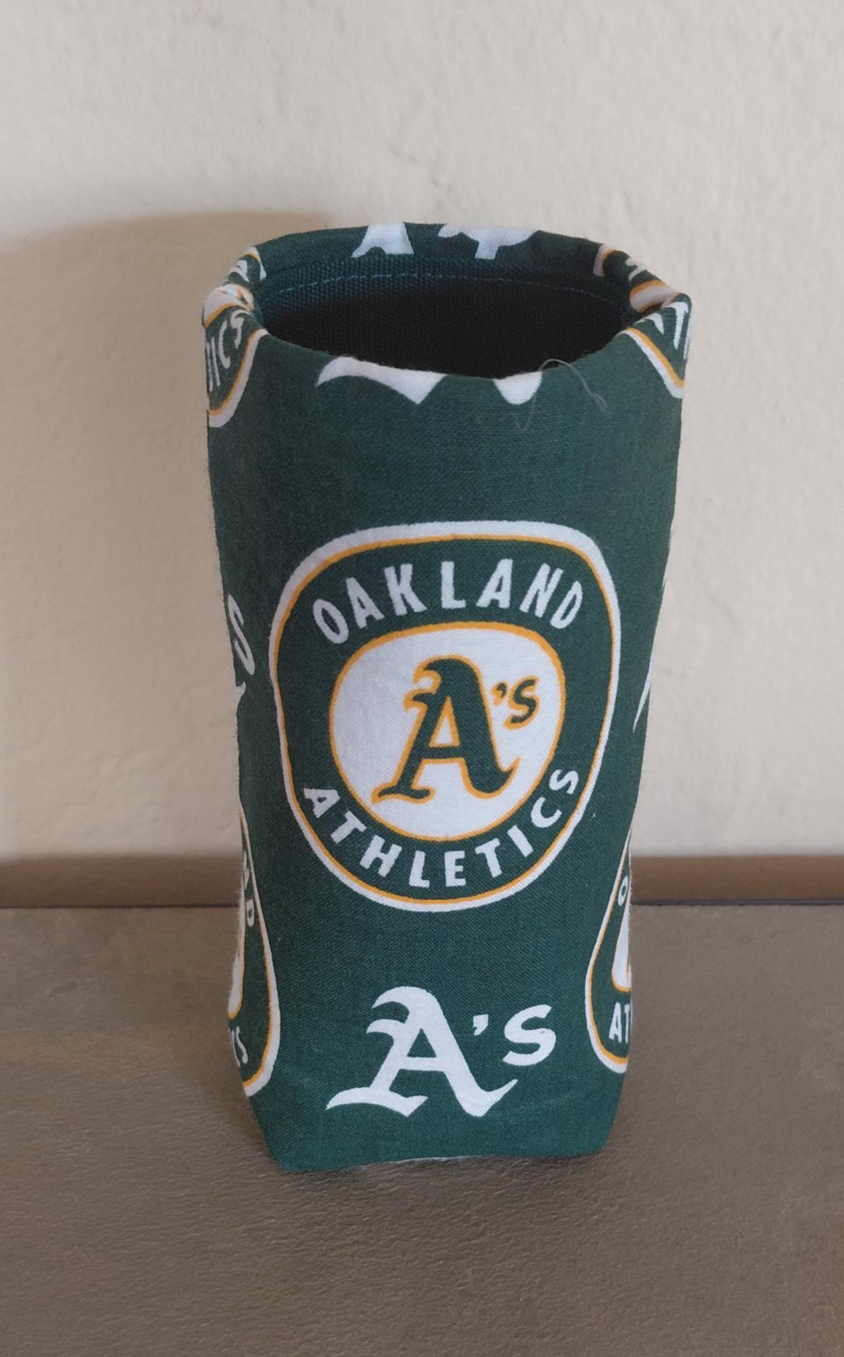 A's Upright Eyeglasses Holder, Handmade, Standing Weighted Glasses Case, Fabric Glasses Stand, Athetics and Aviators