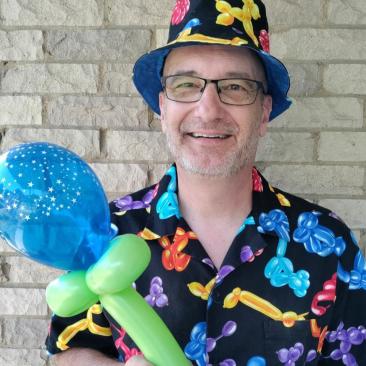 Balloon Animal Hat to Match His Shirt