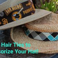 Handmade Chicago Bears headband, 3" wide, self tie, hair tie, pin up style, scarf, bandana