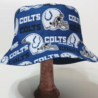 Indianapolis Colts Bucket Hat, Reversible, Unisex Sizes up to 4XL, handmade, cotton, summer fishing hat, sun hat, floppy hat, ponytail hat, adults or older children