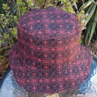Geometic "SH*T" Print Bucket Hat, Reversible to Black, S-XXL, summer hat, sun hat, floppy hat, funny sassy gift for friend, adult gift
