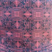Geometic "SH*T" Print Bucket Hat, Reversible to Black, S-XXL, summer hat, sun hat, floppy hat, funny sassy gift for friend, adult gift