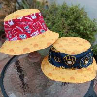 Badgers & Brewers cheese reversible bucket hat