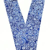 Wide Stethoscope Cover, Blue and White Floral Stethoscope Sleeve for non removable bells, gift for nurse, doctor, veterinarian, student