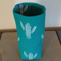 Cactus Eyeglasses Holder, Cactus Glasses Stand, Glasses Holder, Mom Gift, Weighted Stand-up Glasses Pouch, Cactus Lover Gift