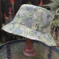 Cannabis Leaves Bucket Hat, Camouflage, Reversible, Sizes up to 4XL, floppy hat, fishing hat, sun hat, beach hat, festival hat