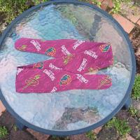 3” wide Cleveland Cavaliers self tie fabric headband, handmade, hair tie, hair wrap, pin up style, scarf, bandana, rockabilly style