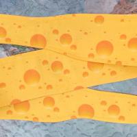 3” Wide Cheese Headband, cheesehead, cheese lover gift, Wisconsin cheese, hair wrap, hair tie, head scarf, pin up style, retro style