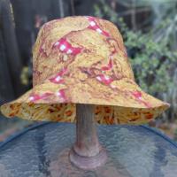Fried Chicken and French Fries Bucket Hat, Reversible, Kids or Adults, Sizes to 4XL, floppy hat, sun hat, festival hat, fast food novelty hat