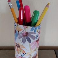 Cornflower Eyeglasses Holder, Glasses Stand, Glasses Holder, Mom Gift, Weighted Stand-up Glasses Pouch, Flower Lover Gift