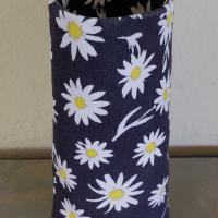Black & White Daisy Eyeglasses Holder, Floral Glasses Stand, Glasses Holder, Mom Gift, Weighted Stand-up Glasses Pouch, Daisy Lover Gift