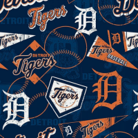 Detroit Tigers Small Rosin Bag, Handmade, for Bowling, Disc Golf, Gift for Bowlers