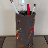 Fly Fishing Upright Eyeglasses Holder, Glasses Stand, Eyeglasses Cup, Weighted Fabric Eyeglasses Case, Trout Fishing Gift, Handmade