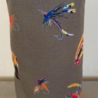 Fly Fishing Upright Eyeglasses Holder, Glasses Stand, Eyeglasses Cup, Weighted Fabric Eyeglasses Case, Trout Fishing Gift, Handmade