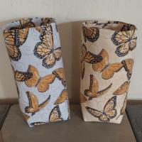 Monarch Eyeglass Holder, Glasses Stand, Eyeglasses Case, Weighted Stand-up Glasses Pouch, Butterfly Lover Gift