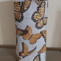 Monarch Eyeglass Holder, Glasses Stand, Eyeglasses Case, Weighted Stand-up Glasses Pouch, Butterfly Lover Gift