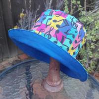 Music Theme Bucket Hat, Multicolor, Musical Notes, Reversible, Sizes up to 4XL, band hat, fishing hat, sun hat