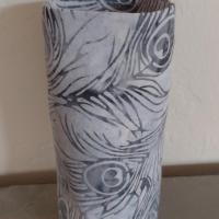 Peacock Print Eyeglasses Holder, Glasses Stand, Glasses Holder, Mom Gift, Weighted Stand-up Glasses Pouch, Peacock Lover Gift