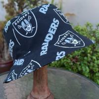 Las Vegas Raiders / Golden Knights Bucket Hat, Handmade, Reversible, Sizes up to 4XL, Cotton, fishing hat, ponytail option, sun hat, floppy hat