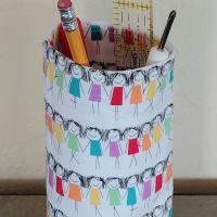 Rainbow Upright Eyeglasses Holder, Bright Colors Glasses Stand, Multicolored Weighted Fabric Eyeglasses Case