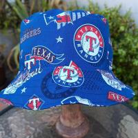 Dallas Cowboys / Texas Rangers Bucket Hat, Handmade, Reversible, Sizes up to 4XL, fishing hat, sun hat, floppy hat, ponytail hat