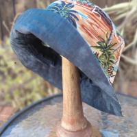 Tropical Theme Bucket Hat, Palm Trees, Sizes up to 4XL, floppy hat, fishing hat, sun hat, casual hat, beach hat, Hawaiian resort cruise vacation hat