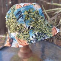 Tropical Theme Bucket Hat, Palm Trees, Sizes up to 4XL, floppy hat, fishing hat, sun hat, casual hat, beach hat, Hawaiian resort cruise vacation hat