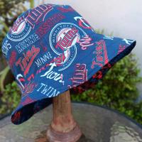 Minnesota Vikings / Twins Bucket Hat, Handmade, Reversible, Sizes up to 4XL, summer hat, fishing hat, sun hat, floppy hat, ponytail hat