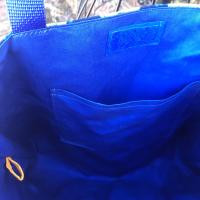 Golden State Warriors tote bag, handmade, throwback logo, vinyl bottom, one pocket, shopping market errand bag, GSW basketball