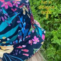 Tropical Theme Bucket Hat, Palm Trees, Sizes up to 4XL, floppy hat, fishing hat, sun hat, casual hat, beach hat, Hawaiian resort cruise vacation hat