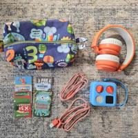 Boxy Zipper Diaper Pouch, Wipes Pouch, Diaper Bag Organizer, Bilingual Gift Spanish and English, Baby Shower Gift