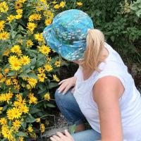 Skulls & Flags Bandana Print Bucket Hat, Reversible, Unisex Sizes up to 4XL, cotton, summer hat, fishing hat, ponytail sun hat, floppy hat, Halloween