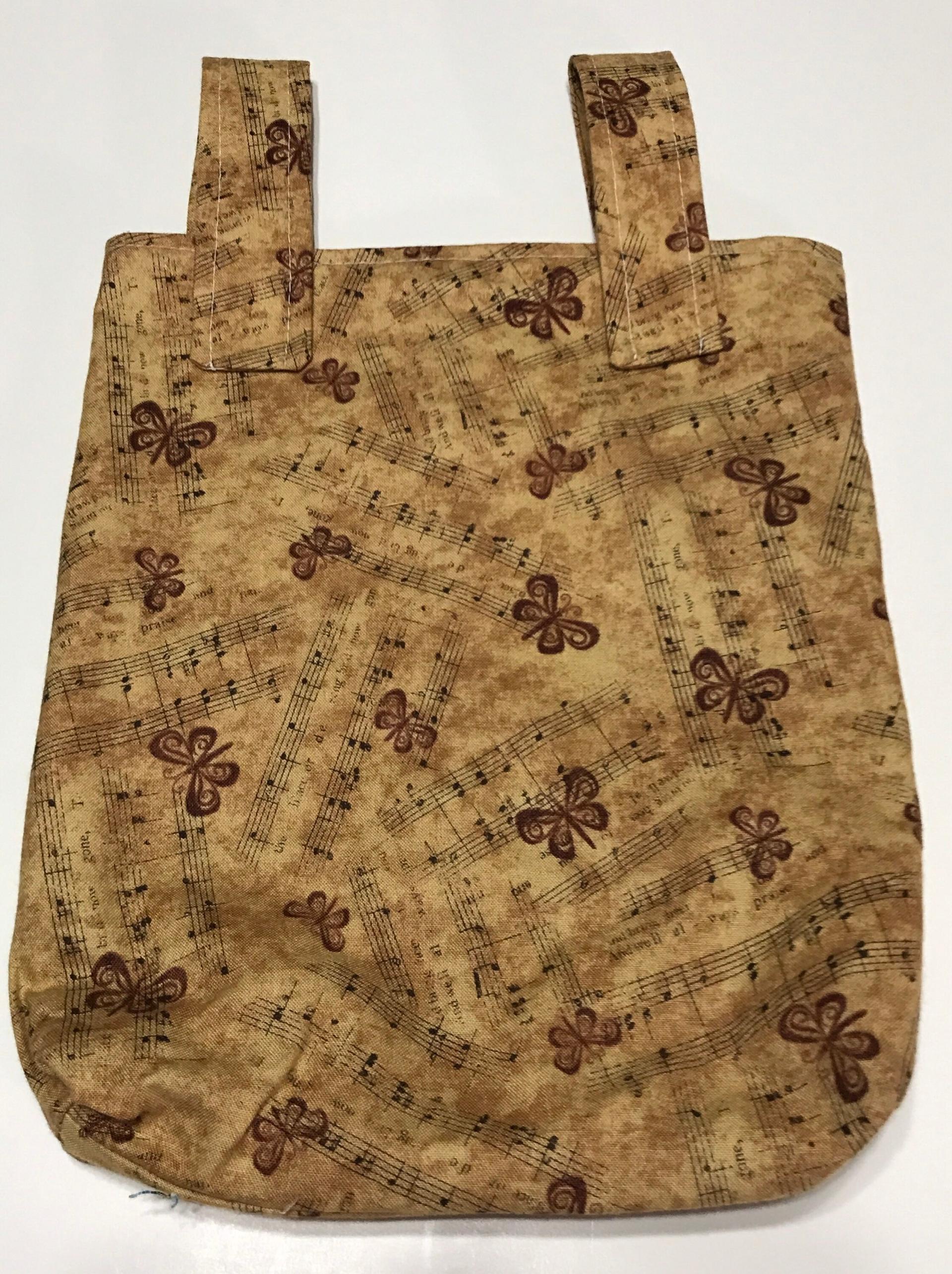 Simple basic bag for crutch, walker, stroller, scooter