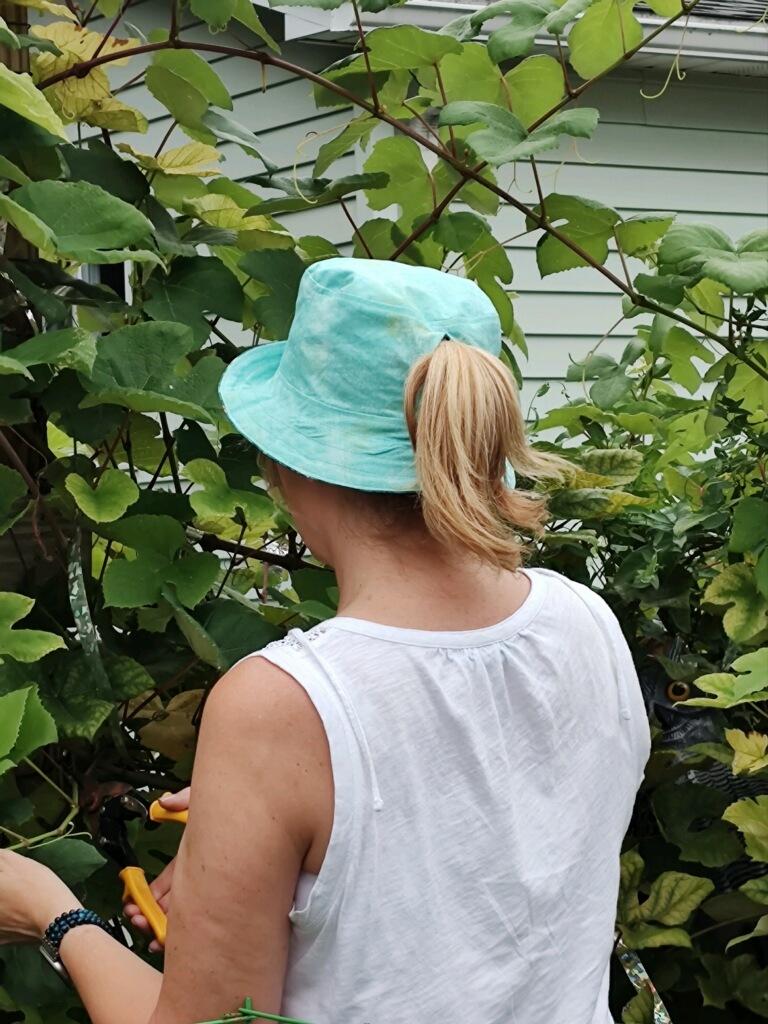 Aqua / White Reversible Watercolor Floral Bucket Hat, Sizes up to 4XL, Hat with Flowers, Sun Hat, Floppy Hat, Tropical Hat, Multicolor