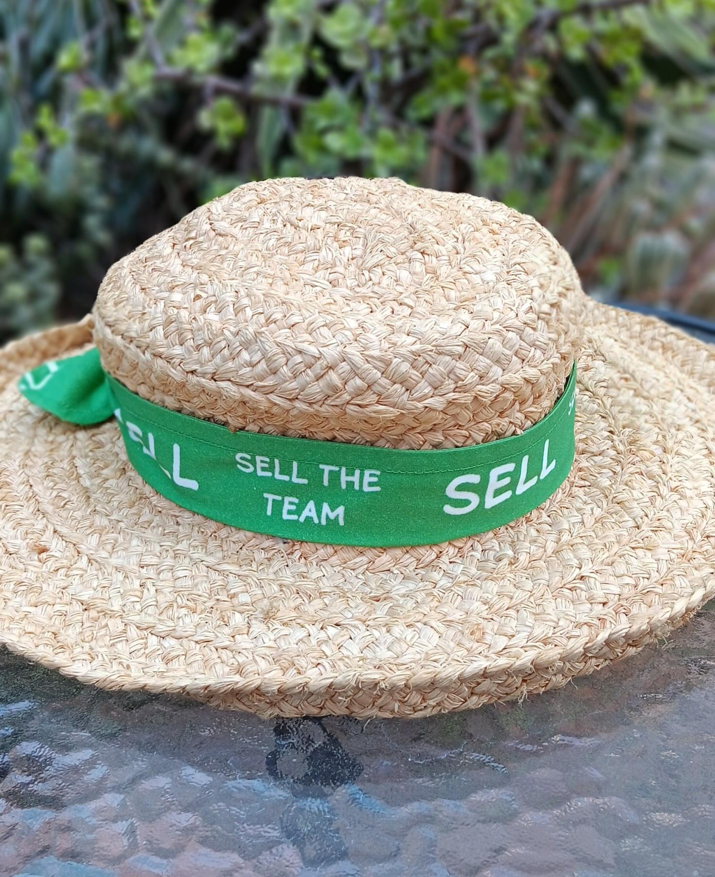 3” Wide SELL headband, self tie, kelly green, SELL THE TEAM, Oakland baseball, pin up style, scarf, bandana, hat band, handmade