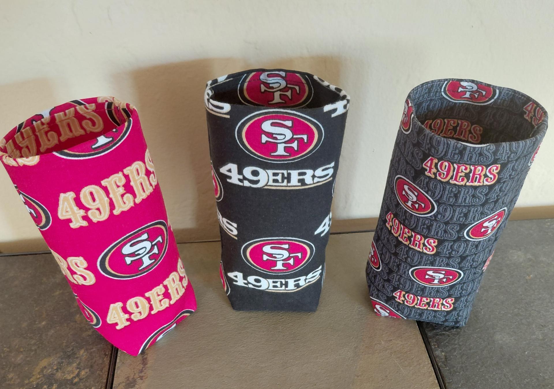 49er Upright Eyeglasses Holder, Handmade, Weighted Glasses Case, Glasses Stand, Eyeglasses Cup, Gift for 49ers fan, football
