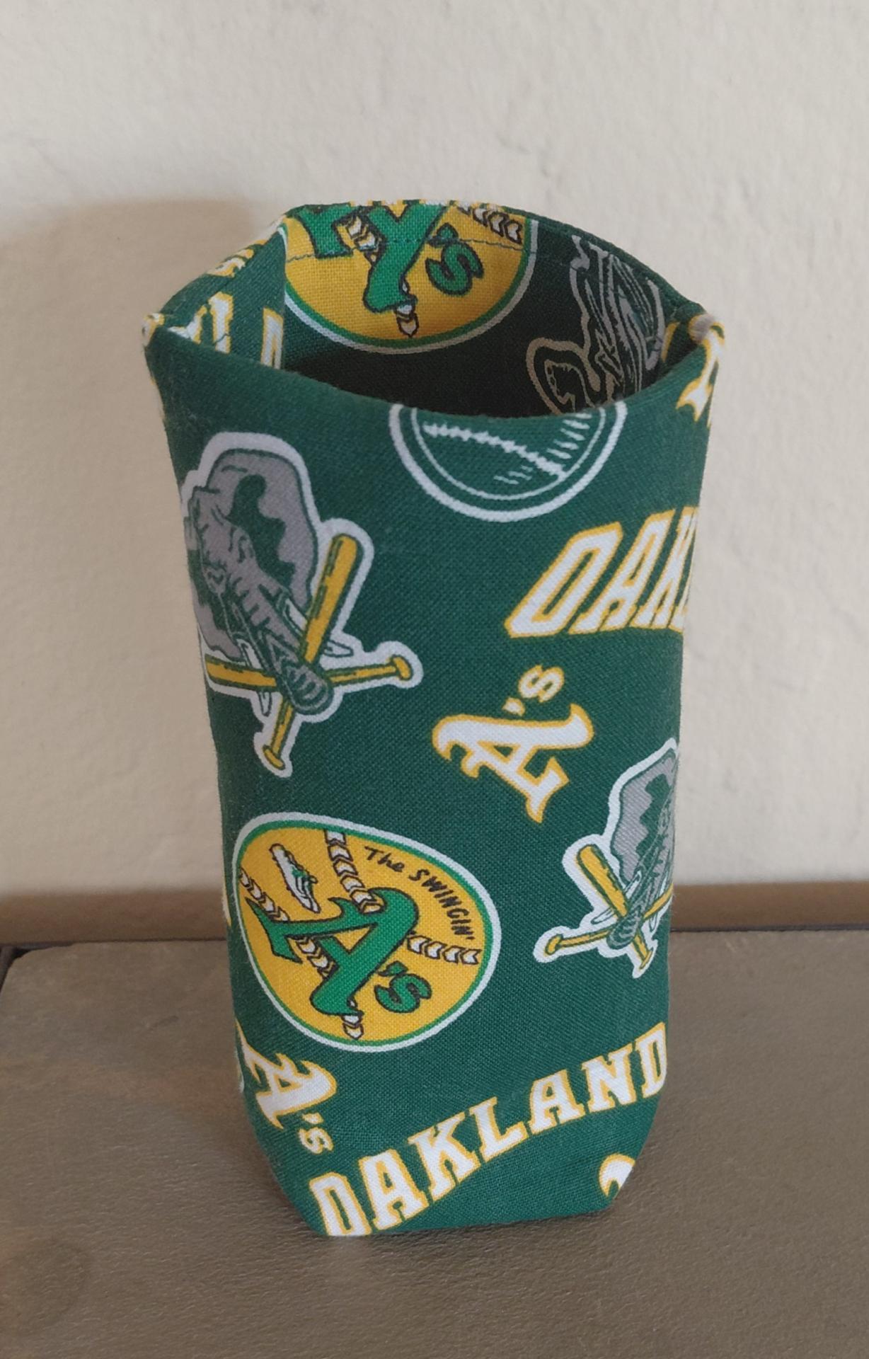 A's Upright Eyeglasses Holder, Handmade, Standing Weighted Glasses Case, Fabric Glasses Stand, Athetics and Aviators