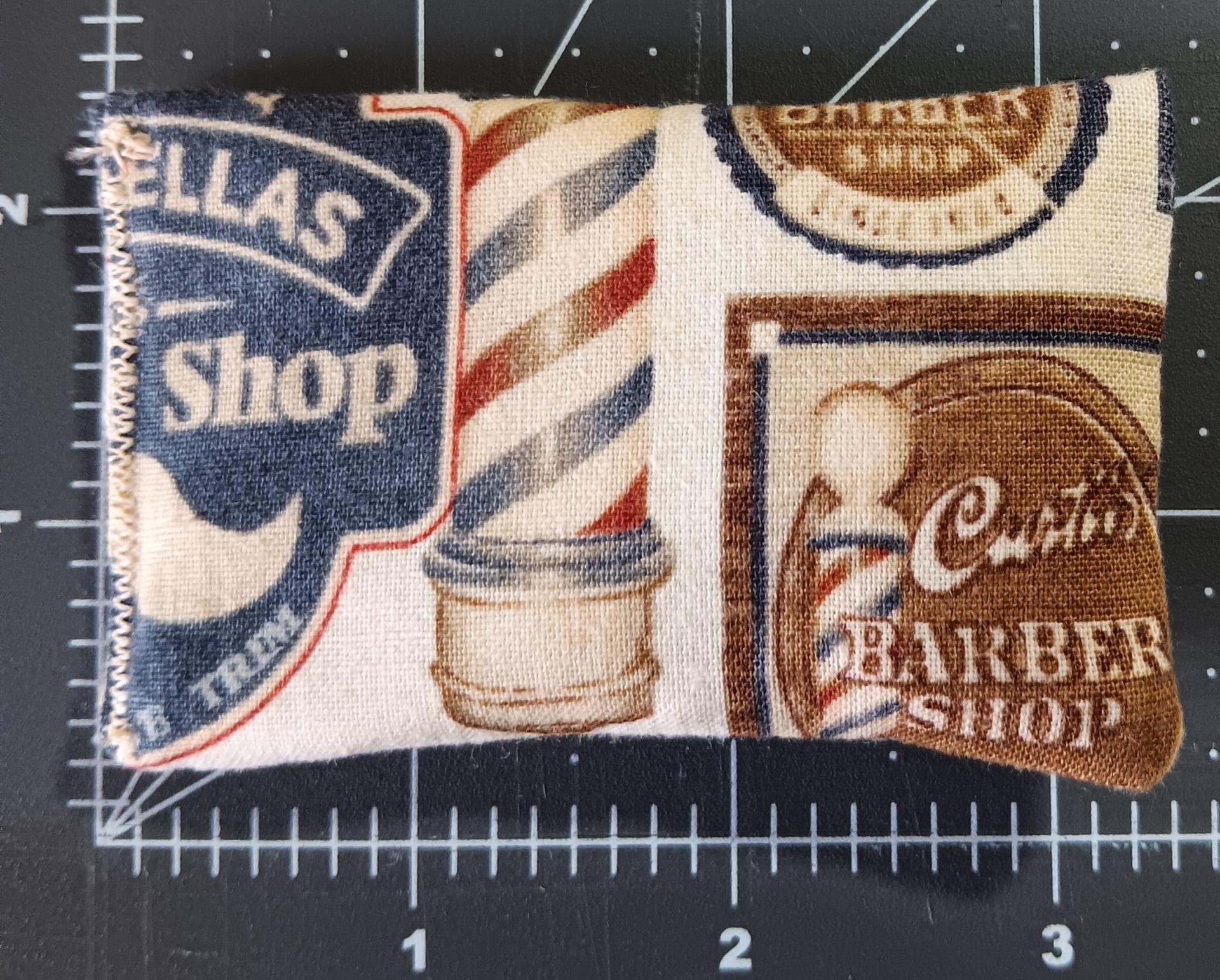 Barber Theme Small Rosin Bag, Handmade, for Bowling, Disc Golf, Gift for Bowlers