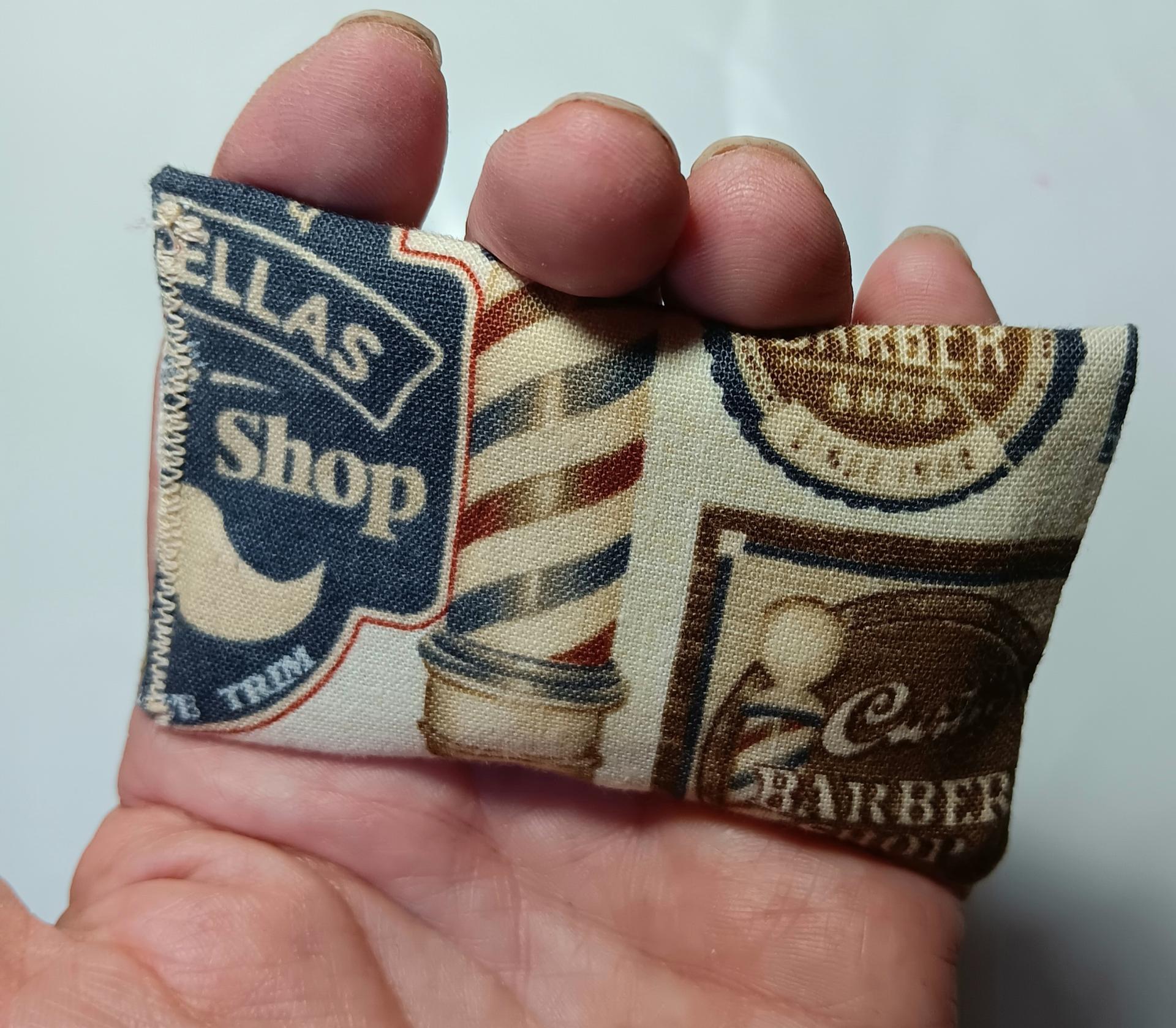 Barber Theme Small Rosin Bag, Handmade, for Bowling, Disc Golf, Gift for Bowlers