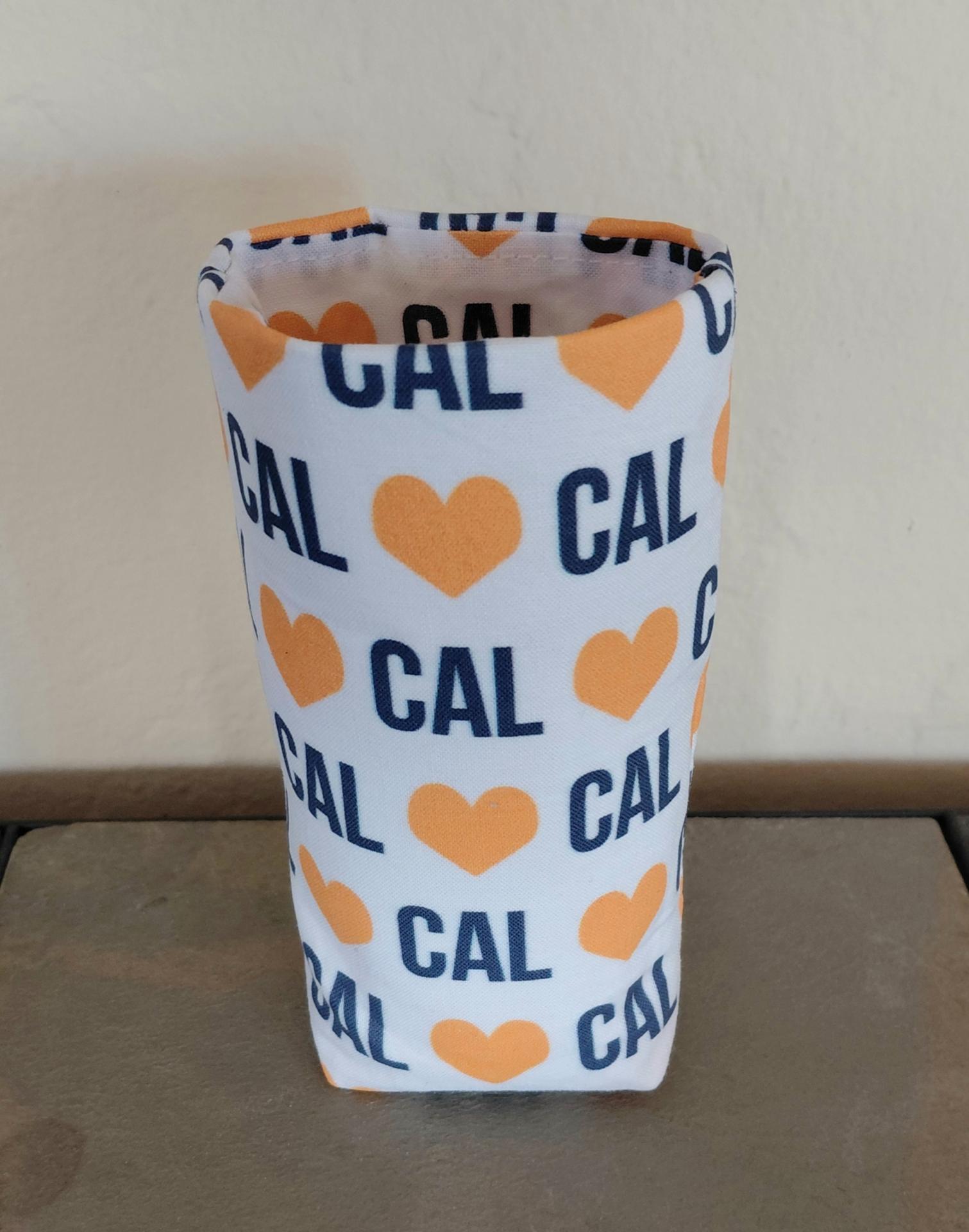 California Upright Eyeglasses Holder, Handmade, Weighted Glasses Case, Glasses Stand, Eyeglasses Cup, Gift for California fan, football