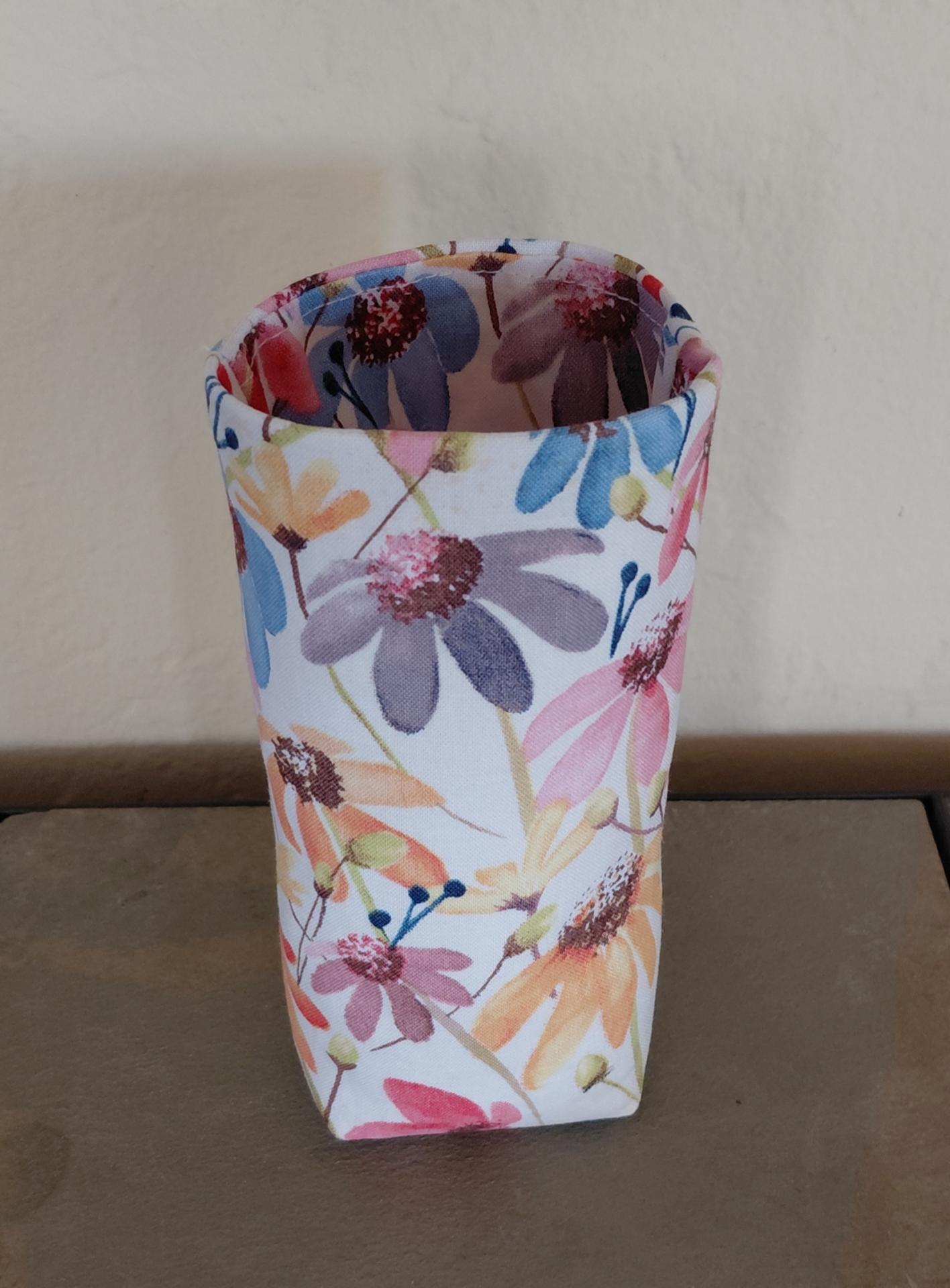 Cornflower Eyeglasses Holder, Glasses Stand, Glasses Holder, Mom Gift, Weighted Stand-up Glasses Pouch, Flower Lover Gift