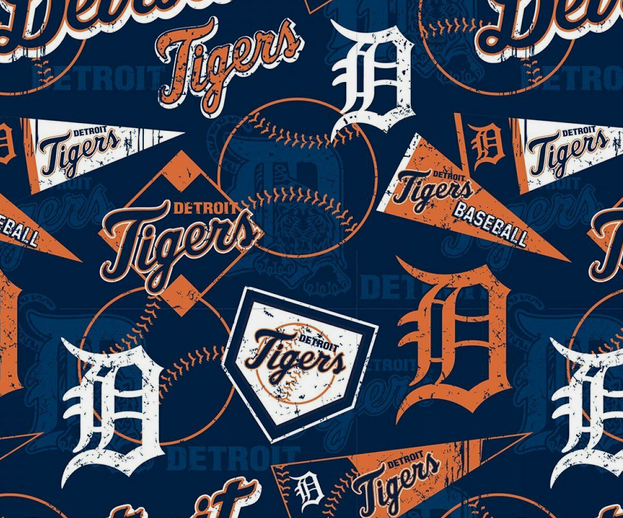 Detroit Tigers Small Rosin Bag, Handmade, for Bowling, Disc Golf, Gift for Bowlers