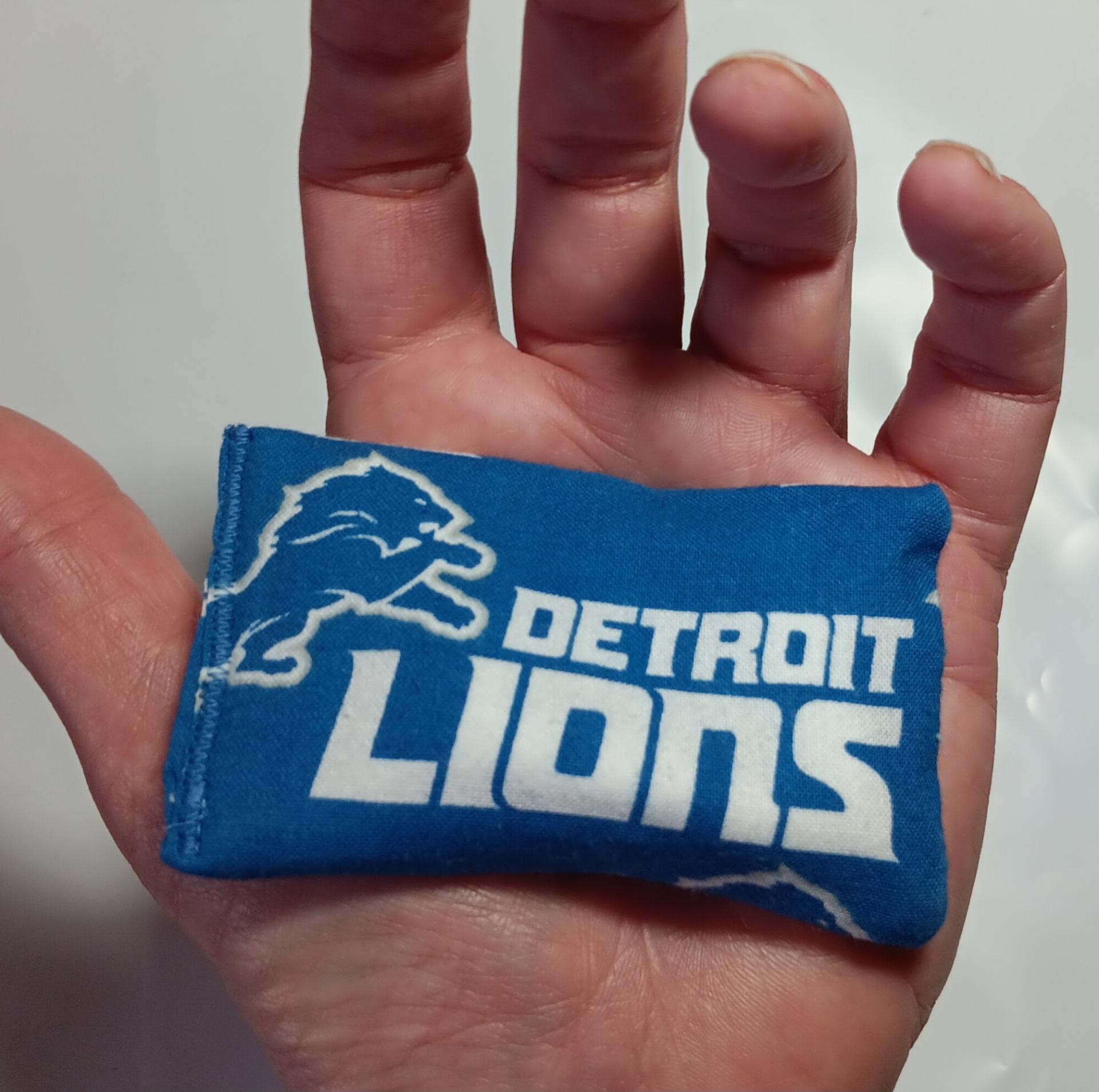 Detroit Lions Small Rosin Bag, Handmade, for Bowling, Disc Golf, Gift for Bowlers