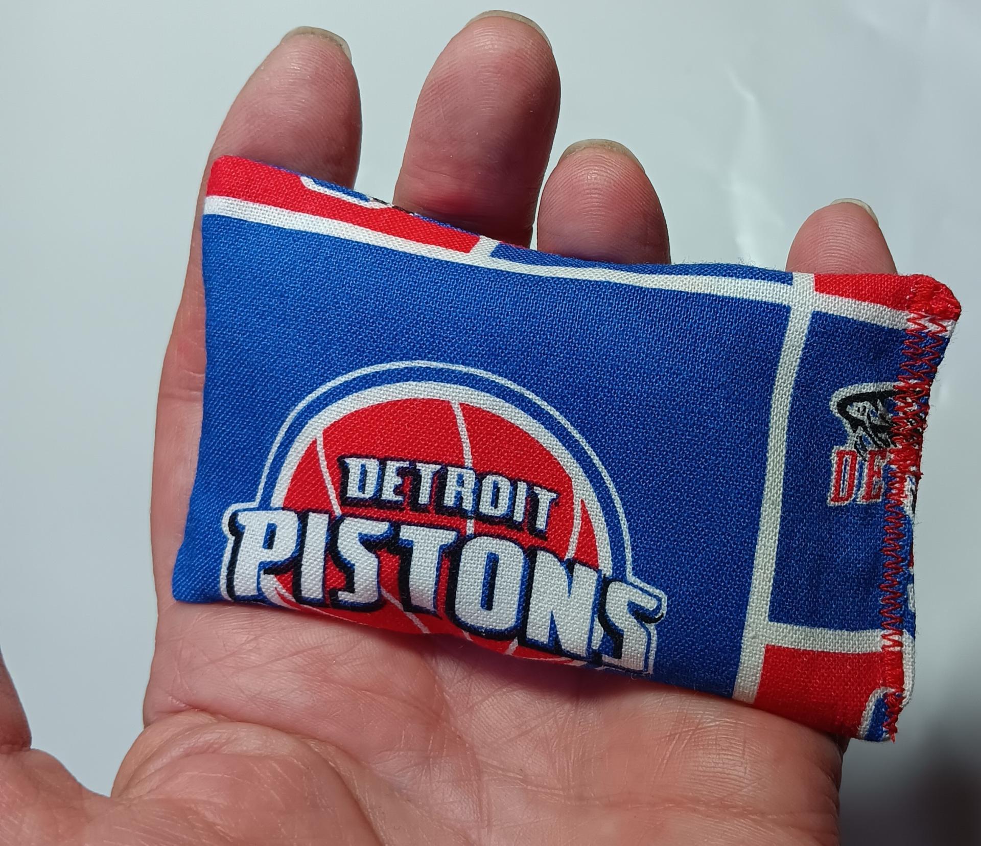 Detroit Pistons Small Rosin Bag, Handmade, for Bowling, Disc Golf, Gift for Bowlers
