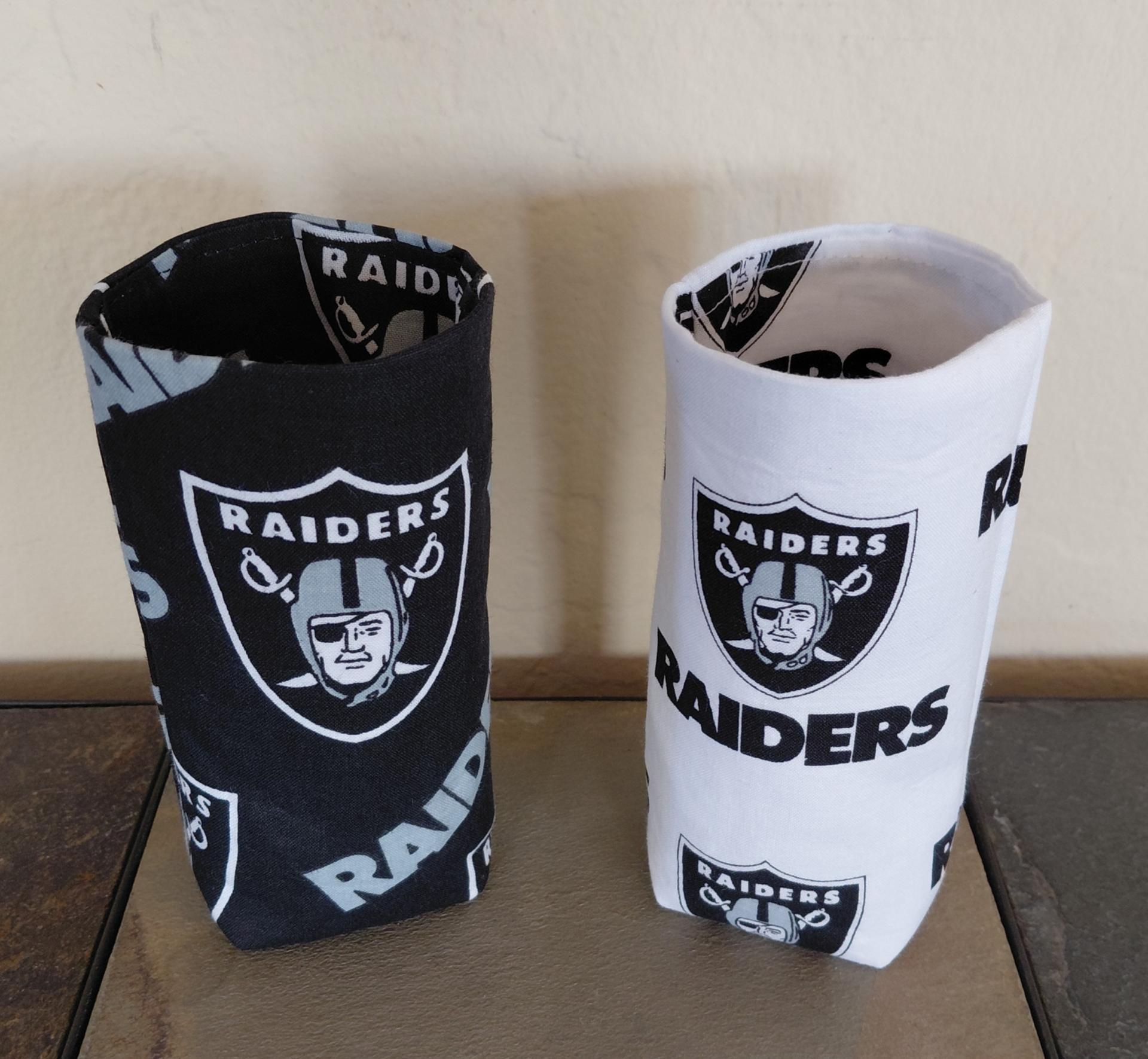 Raiders Upright Eyeglasses Holder, Handmade, Weighted Glasses Case, Glasses Stand, Eyeglasses Cup, Gift for Raiders fan, football