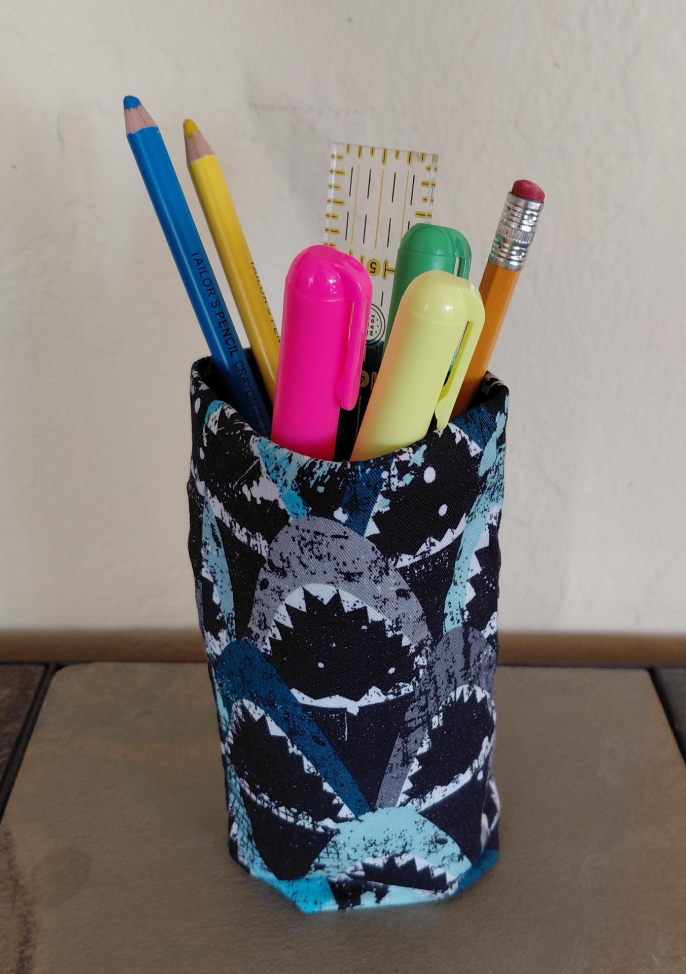 San Jose Sharks Upright Eyeglasses Holder, Handmade, Weighted Glasses Case, Glasses Stand, Eyeglasses Cup, Gift for Sharks fan, Hockey