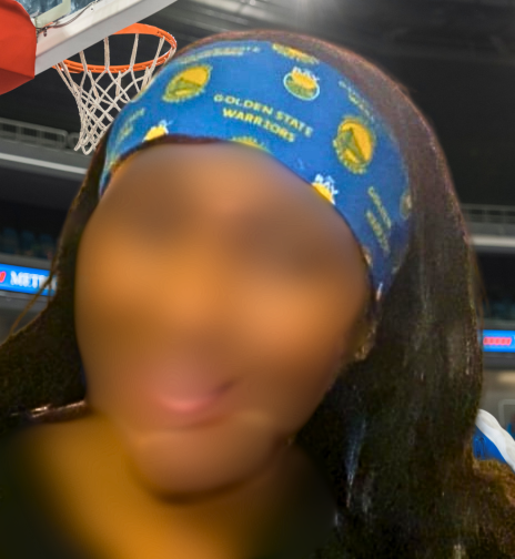 3” W Golden State Warriors headband, handmade, self tie, hair wrap, pin up style, scarf, retro style, rockabilly, GSW basketball
