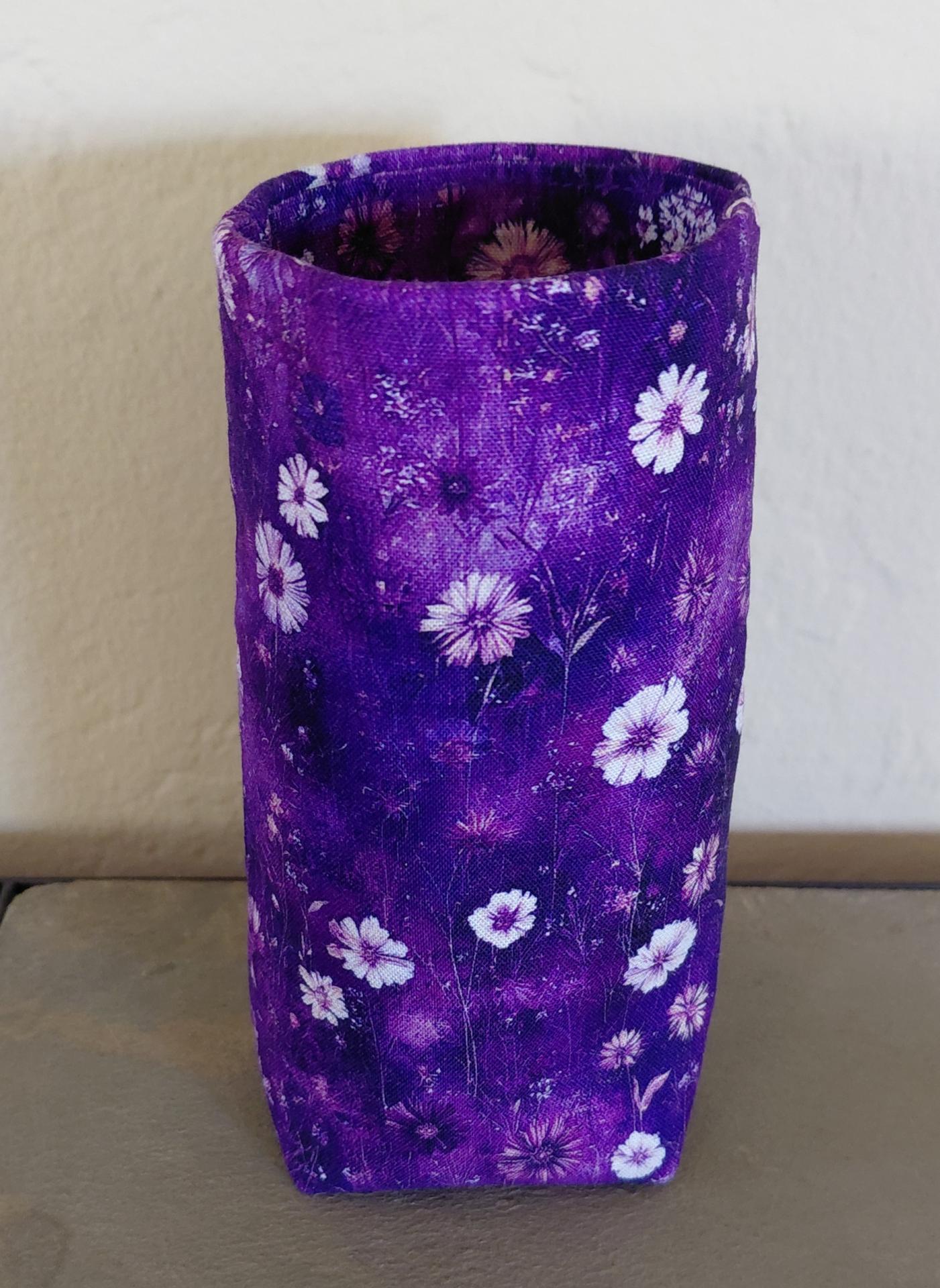 Wildflower Eyeglasses Holder, Floral Glasses Stand, Glasses Holder, Mom Gift, Weighted Stand-up Glasses Pouch, Flower Lover Gift